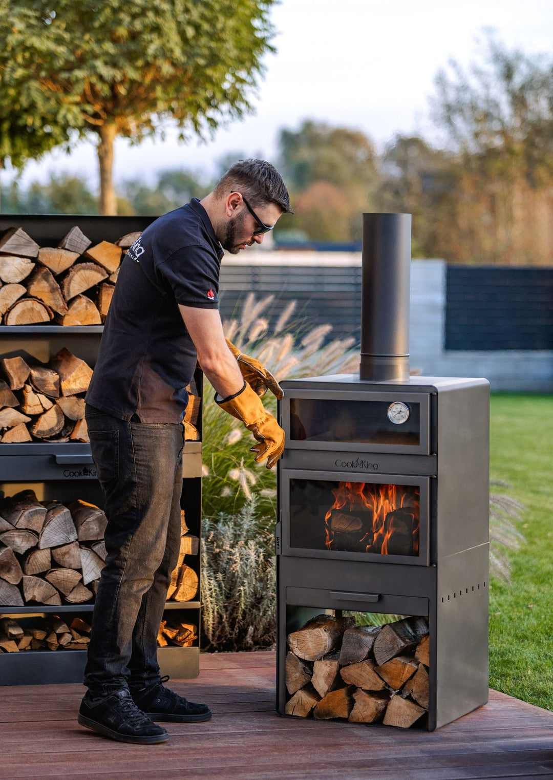 Gartenofen "TOSCANA"  – Grill, Backofen &amp; Pizzaofen in einem