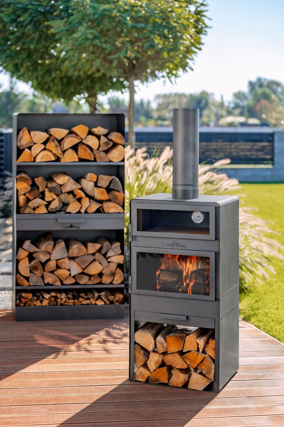 Gartenofen "TOSCANA"  – Grill, Backofen &amp; Pizzaofen in einem